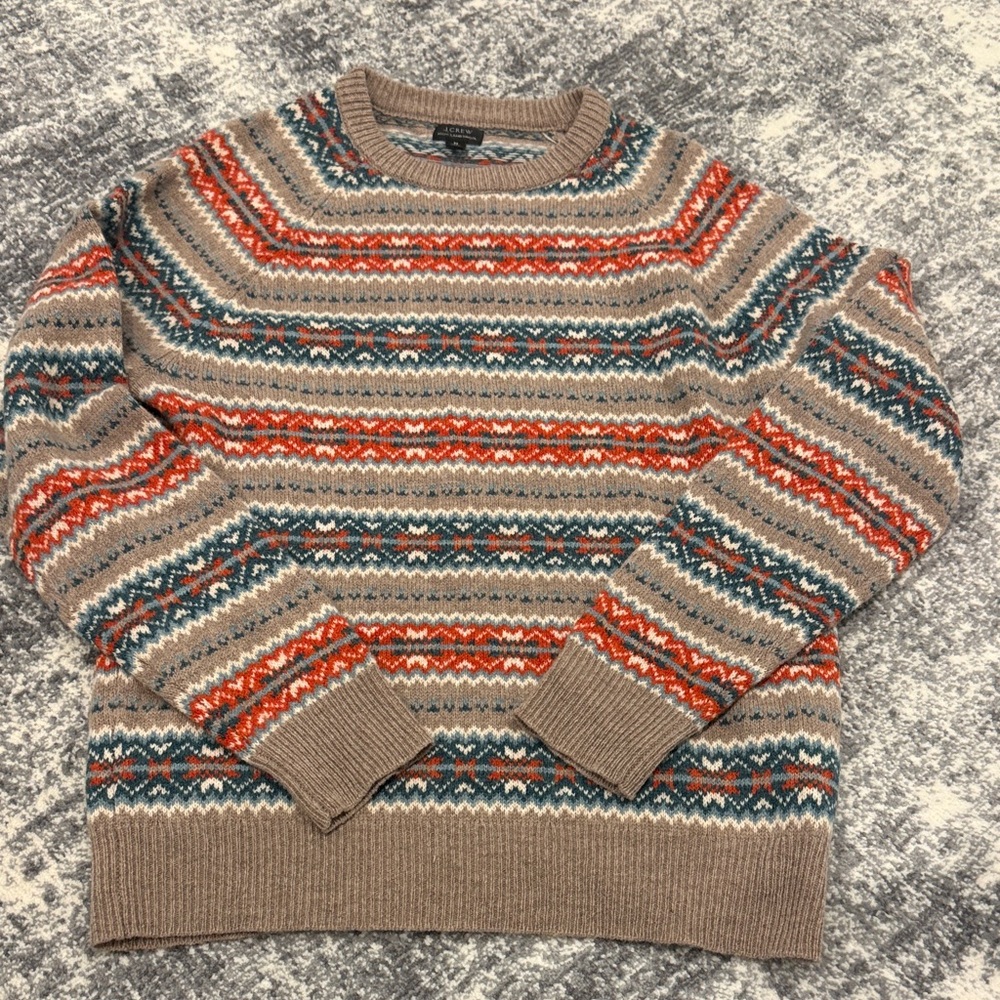 Men's Fair Isle Crewnwck Sweater